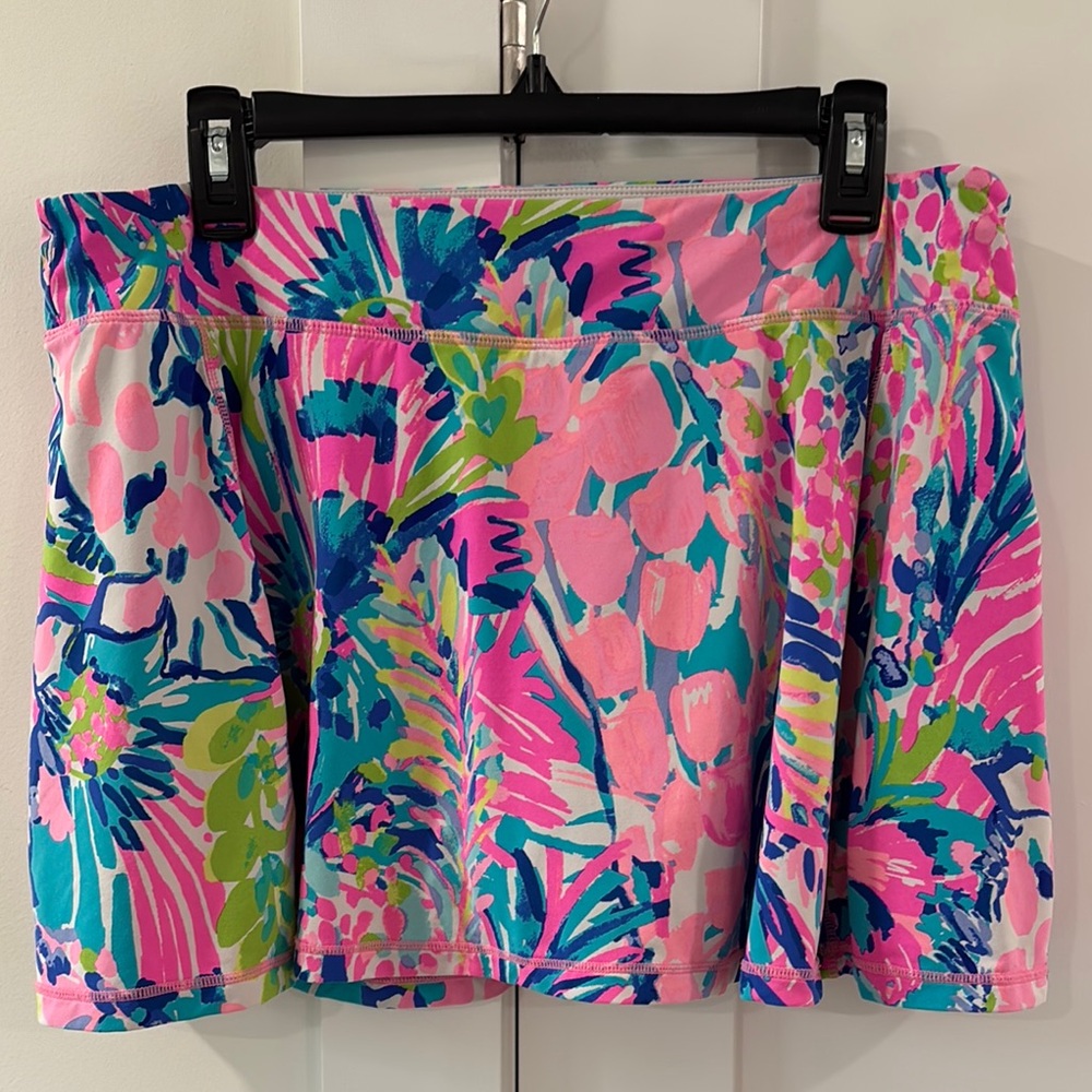 Lilly Pulitzer Aila Luxletic Skort SPF 50 Gumbo Limbo